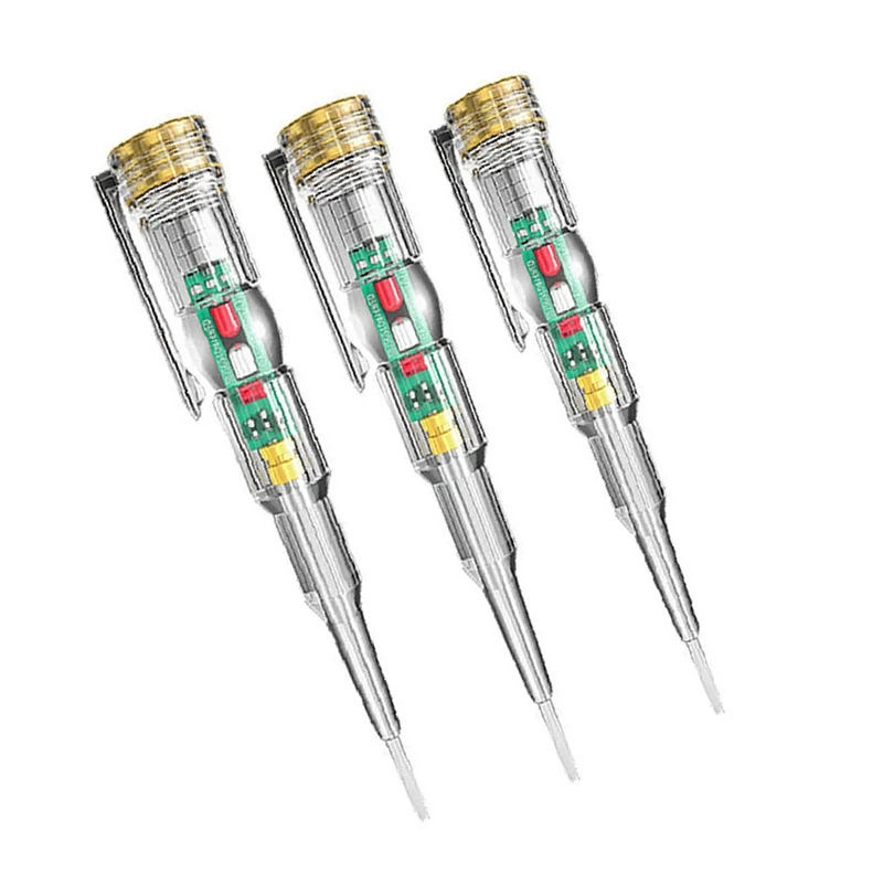 3PCS Intelligent Induction Power Voltage Detector Pen 24-250V Circuit Tester Screwdriver Household Electrician Tools
3PCS Intelligent Induction Power Voltage Detector Pen 24-250V Circuit Tester Screwdriver Household Electrician Tools
