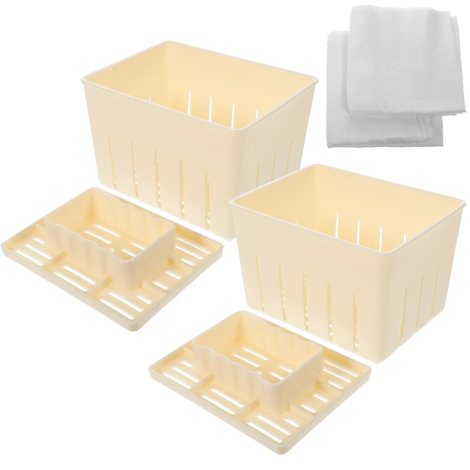 2 Sets Tofu Press Tofu Tool Filter Box Tofu Press Molds Tofu Presser Home Supplies
2 Sets Tofu Press Tofu Tool Filter Box Tofu Press Molds Tofu Presser Home Supplies