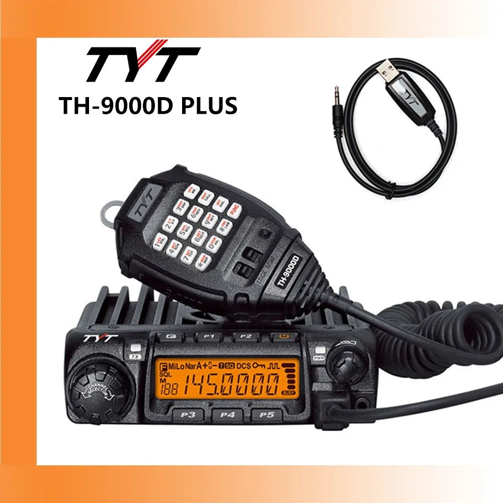 TYT TH-9000D PLUS высокая мощность 65 Вт 136-174 МГц рация дальнего действия автомобильный приемопередатчик грузовик мобильный любительский мобильный радиоприемник
TYT TH-9000D PLUS высокая мощность 65 Вт 136-174 МГц рация дальнего действия автомобильный приемопередатчик грузовик мобильный любительский мобильный радиоприемник