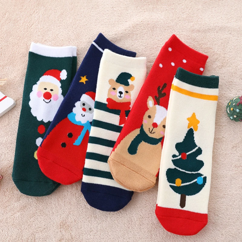 5 Pairs/Lot Infant Children Baby Socks for Girls Xmas Cotton Thicken Warm Cute Kids Boy Toddler Socks Baby Clothes Accessories
5 Pairs/Lot Infant Children Baby Socks for Girls Xmas Cotton Thicken Warm Cute Kids Boy Toddler Socks Baby Clothes Accessories