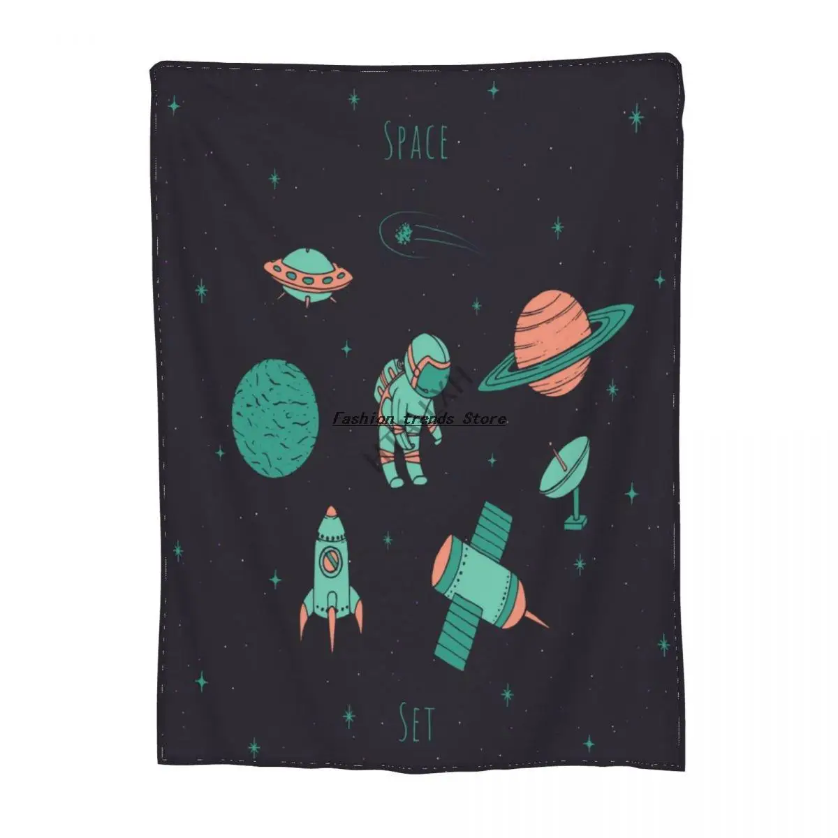 Space Astronaut Satellite-ufo Cartoon 3D Printing Flannel Fleece Blanket Throwing Blanket Adult Kid Sofa Bed Office Four Seasons
Space Astronaut Satellite-ufo Cartoon 3D Printing Flannel Fleece Blanket Throwing Blanket Adult Kid Sofa Bed Office Four Seasons