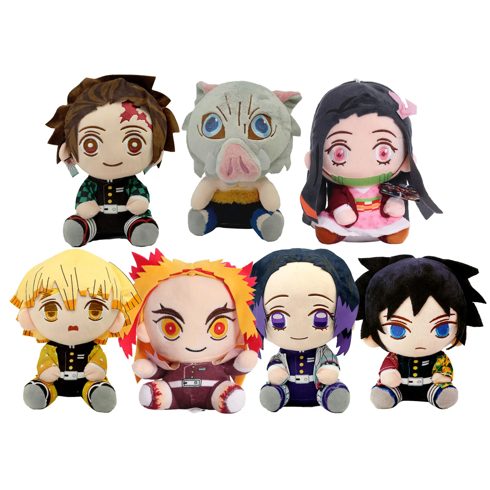 Японская аниме-кукла-рассекающая демонов, фигурка киметасу No Yaiba Kamado Tanjirou Nezuko Zenitsu Kyoujurou, плюшевая детская игрушка в подарок, 20 см
Японская аниме-кукла-рассекающая демонов, фигурка киметасу No Yaiba Kamado Tanjirou Nezuko Zenitsu Kyoujurou, плюшевая детская игрушка в подарок, 20 см