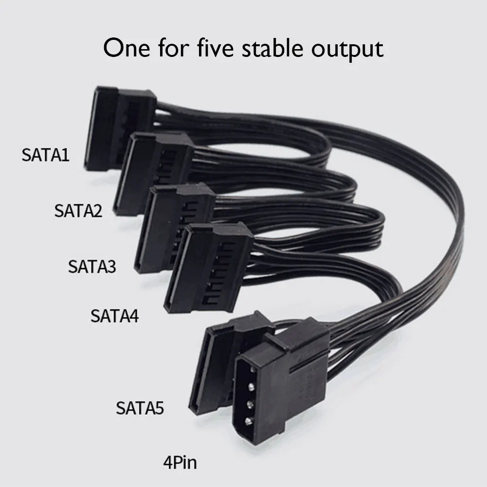 SATA/Molex 4pin IDE от 1 до 5 SATA 15Pin блок питания для жесткого диска разделитель кабель Шнур для DIY ПК Sever 4pin/Sata на 15pin мощность 60 см
SATA/Molex 4pin IDE от 1 до 5 SATA 15Pin блок питания для жесткого диска разделитель кабель Шнур для DIY ПК Sever 4pin/Sata на 15pin мощность 60 см