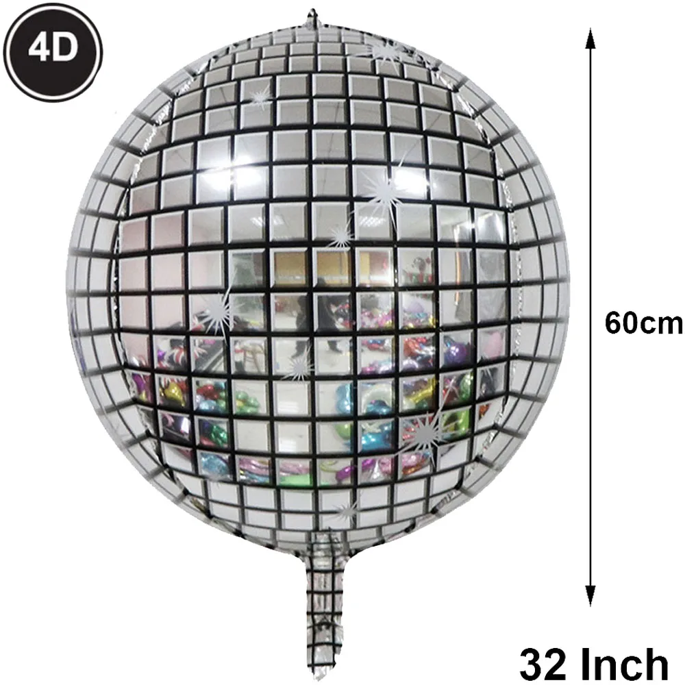 32Inch 4D Giant Round Aluminum Foil Balloons Disco Mirror Metallic Balloon Hangable for Party Birthday Party Wedding Baby Shower
32Inch 4D Giant Round Aluminum Foil Balloons Disco Mirror Metallic Balloon Hangable for Party Birthday Party Wedding Baby Shower