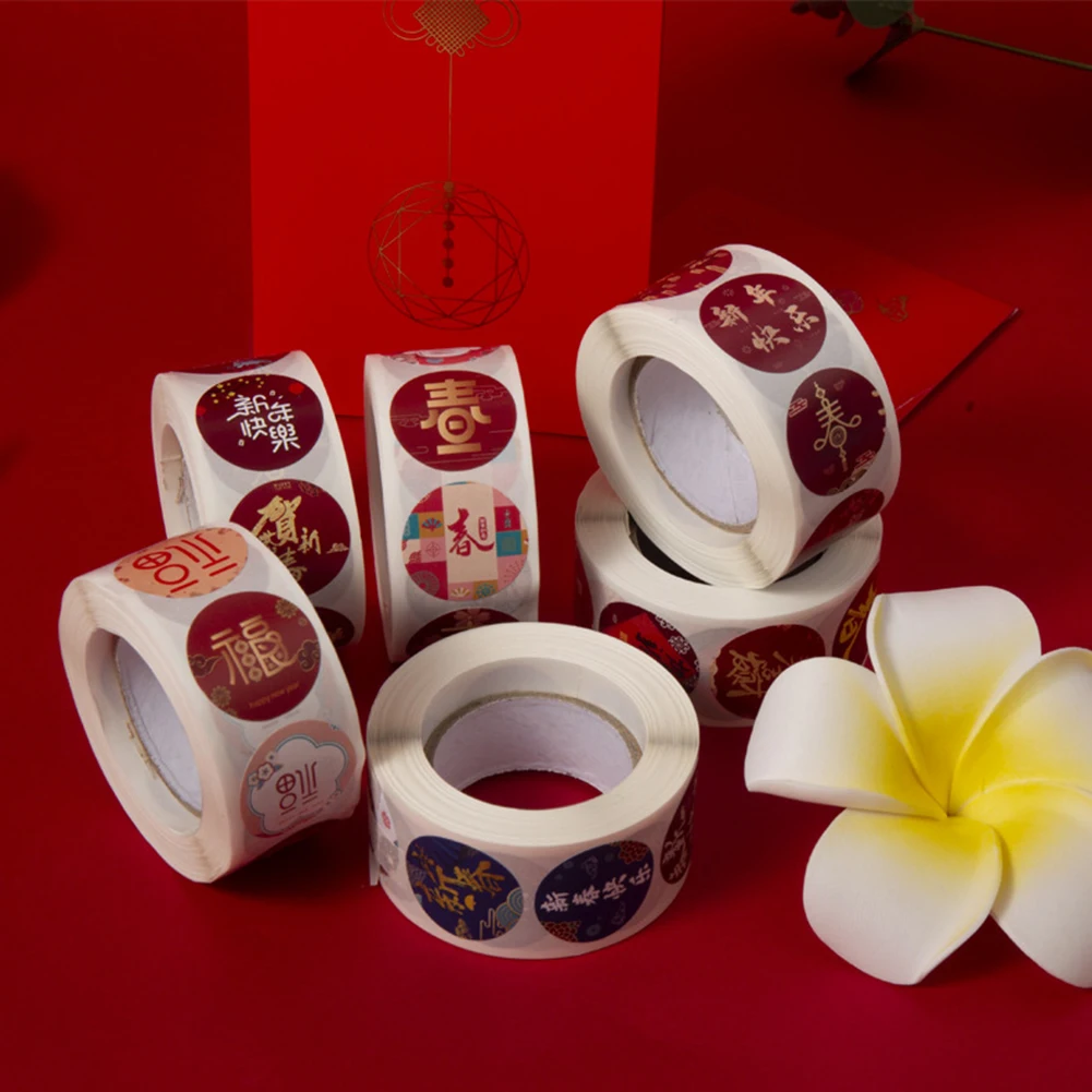 500Pcs/roll Label Stickers 2022 Chinese New Year Self-Adhesive Stickers Round Wrapping Gift Box Label Sealing Decals
500Pcs/roll Label Stickers 2022 Chinese New Year Self-Adhesive Stickers Round Wrapping Gift Box Label Sealing Decals