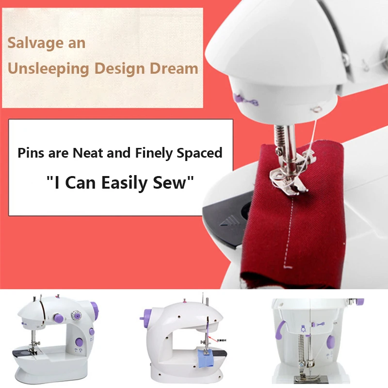 Sewing Machines Mini Electric Household Crafting Mending With Foot Pedal Cutter Light For Home Beginners Apparel Sewing Supplies
Sewing Machines Mini Electric Household Crafting Mending With Foot Pedal Cutter Light For Home Beginners Apparel Sewing Supplies