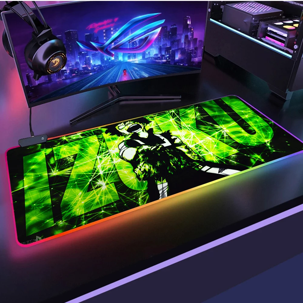 Большой RGB коврик для мыши My hero моя геройская академия, динамический игровой коврик для мыши, компьютерные аксессуары, клавиатура, Padmouse, свет...
Большой RGB коврик для мыши My hero моя геройская академия, динамический игровой коврик для мыши, компьютерные аксессуары, клавиатура, Padmouse, свет...