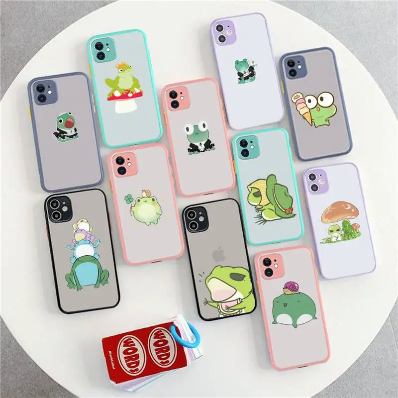 Funny Animal Frog Phone Case for iPhone X XR XS 7 8 Plus 11 12 13 pro MAX 13mini Translucent Matte Shockproof Case
Funny Animal Frog Phone Case for iPhone X XR XS 7 8 Plus 11 12 13 pro MAX 13mini Translucent Matte Shockproof Case
