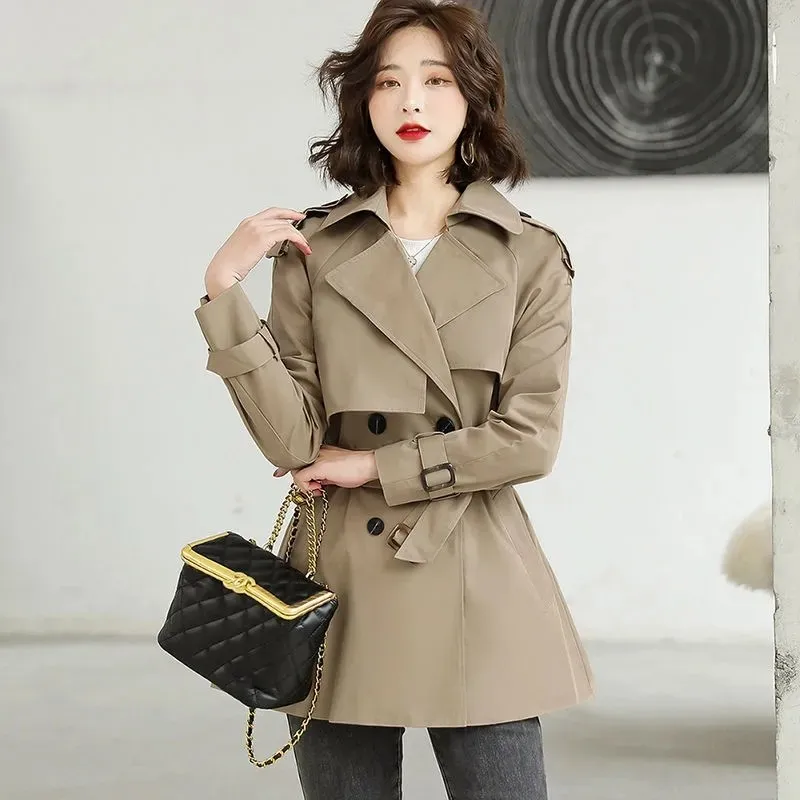 2022 New Spring Autumn Slim Women's Trench Coat Double Breasted Splicing Suit Collar Solid Long Sleeve Casual Windbreaker Jacket
2022 New Spring Autumn Slim Women's Trench Coat Double Breasted Splicing Suit Collar Solid Long Sleeve Casual Windbreaker Jacket