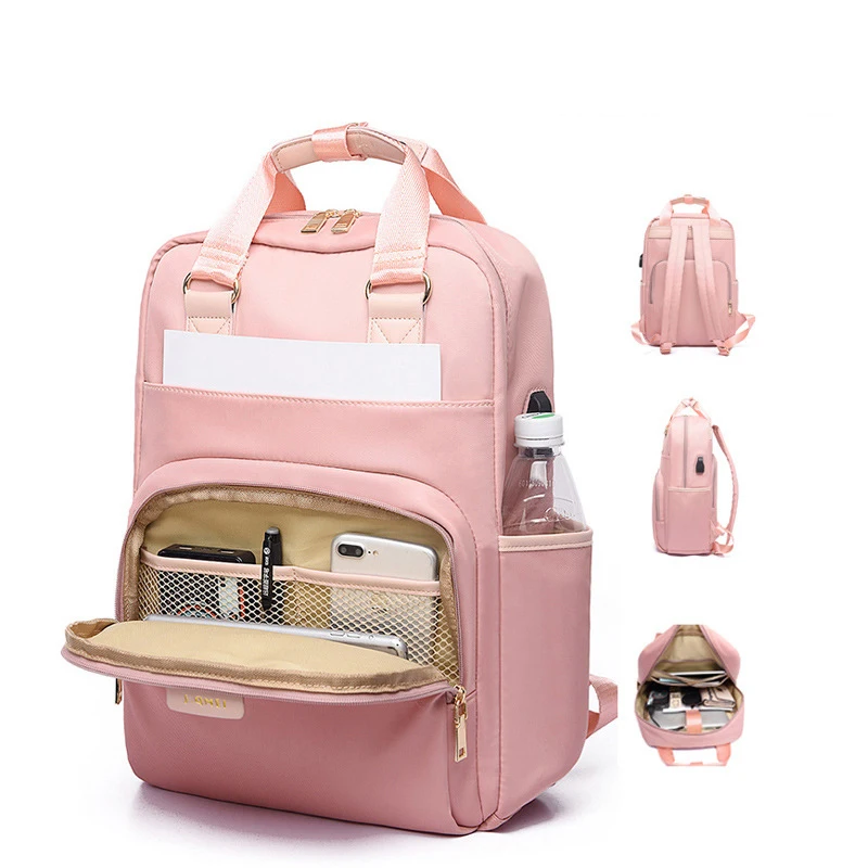 Fashion Women Backpack USB Charging Waterproof Oxford Students School Books 14 15.6 inch Laptop Bag Girls Cute Travel Backpacks
Fashion Women Backpack USB Charging Waterproof Oxford Students School Books 14 15.6 inch Laptop Bag Girls Cute Travel Backpacks