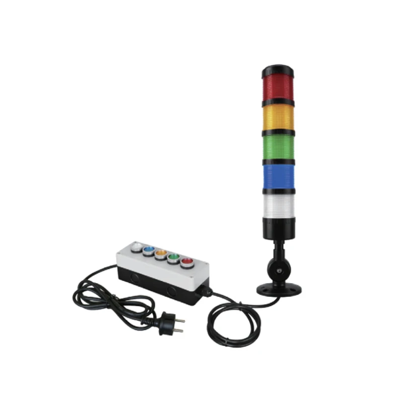 3 color LED signal tower light indicator light with buzzer and flash 24V industrial use
3 color LED signal tower light indicator light with buzzer and flash 24V industrial use