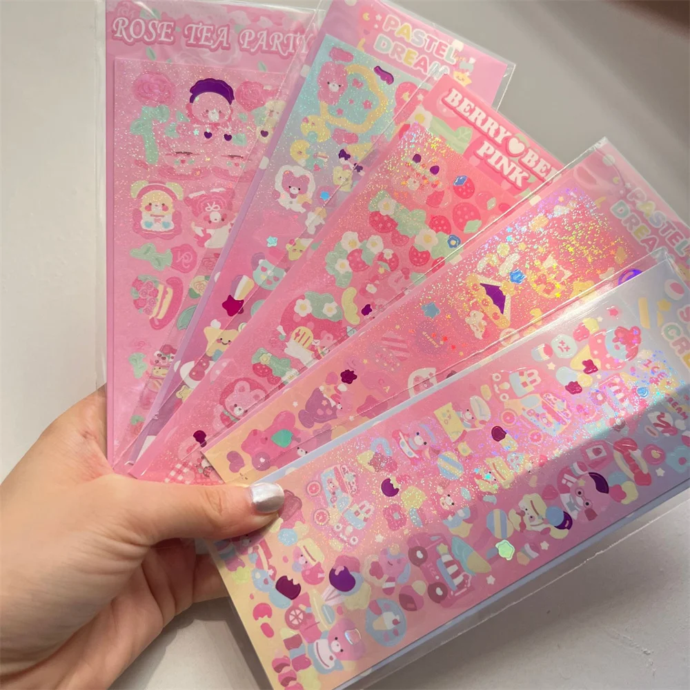 Kawaii Pink Rose Bear Sticker DIY Scrapbooking Hand Account Album Journal Planner Decorations Korean Stationery Stickers
Kawaii Pink Rose Bear Sticker DIY Scrapbooking Hand Account Album Journal Planner Decorations Korean Stationery Stickers
