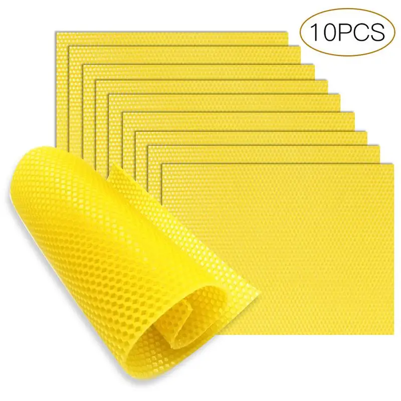 Высококачественный лист пчелиного воска с высоким содержанием прочного гнезда, 10 шт., лист для основы, лист для улей, инструмент для подняти... 
Высококачественный лист пчелиного воска с высоким содержанием прочного гнезда, 10 шт., лист для основы, лист для улей, инструмент для подняти...