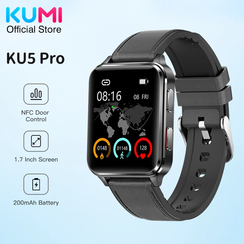 2022 New Version KUMI KU5 PRO Air Pump Wrist Blood Pressure Men Smart Watch Heart Rate Blood Oxygen Sleeping Monitor Smartwatch
2022 New Version KUMI KU5 PRO Air Pump Wrist Blood Pressure Men Smart Watch Heart Rate Blood Oxygen Sleeping Monitor Smartwatch