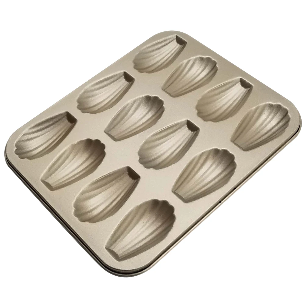 12 Cavity Shell Carbon Steel Mold Non-Stick Cookie Biscuits Cake DIY Baking Tool
12 Cavity Shell Carbon Steel Mold Non-Stick Cookie Biscuits Cake DIY Baking Tool