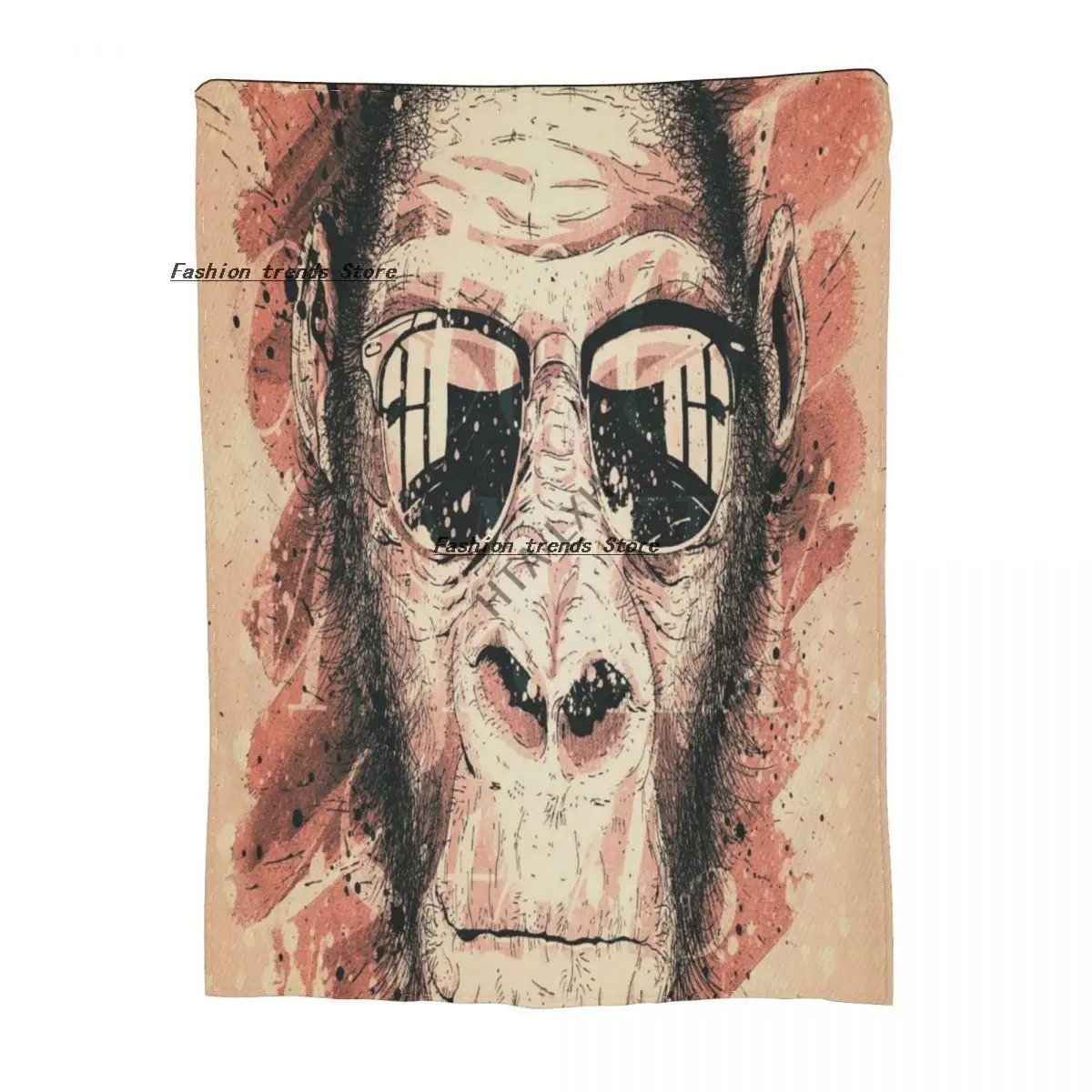 Monkey Behance Pop Art Sherpa Blankets Ultra Soft Flannel Fleece Throw Blankets for Couch Sofa Bed
Monkey Behance Pop Art Sherpa Blankets Ultra Soft Flannel Fleece Throw Blankets for Couch Sofa Bed