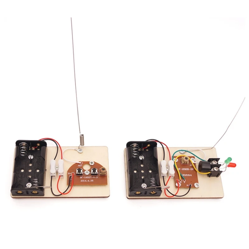 Wireless Telegraph Receiver Transmitter Module DIY Toy Model Electrical Circuit Scientific Experiment Materials Kit
Wireless Telegraph Receiver Transmitter Module DIY Toy Model Electrical Circuit Scientific Experiment Materials Kit