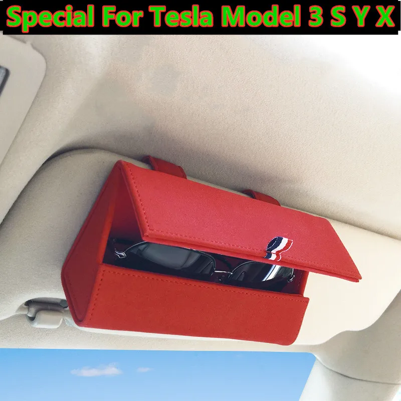 For Tesla Model 3 S Y X Suede Alcantara Car Multi-function Glasses Case Sunglasses Sundries Storage Box Sun Visor
For Tesla Model 3 S Y X Suede Alcantara Car Multi-function Glasses Case Sunglasses Sundries Storage Box Sun Visor