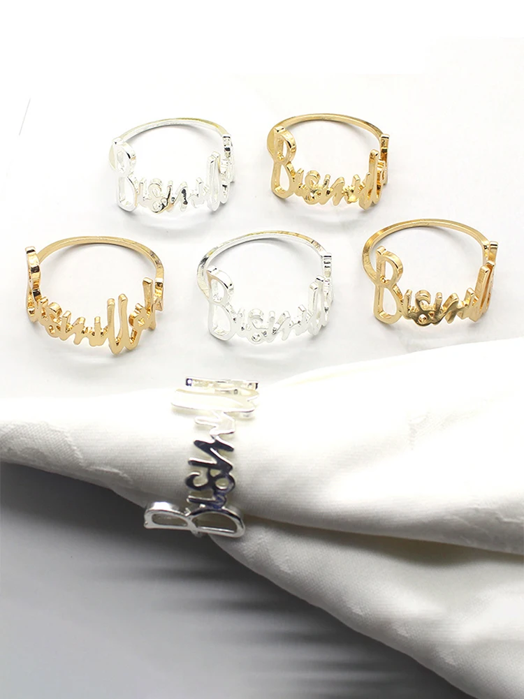 6PCS Napkin Holder 42MM Alloy Metal Napkin Rings For Wedding Table Decoration Servilletero Wedding Towel Rings Dinner Table
6PCS Napkin Holder 42MM Alloy Metal Napkin Rings For Wedding Table Decoration Servilletero Wedding Towel Rings Dinner Table