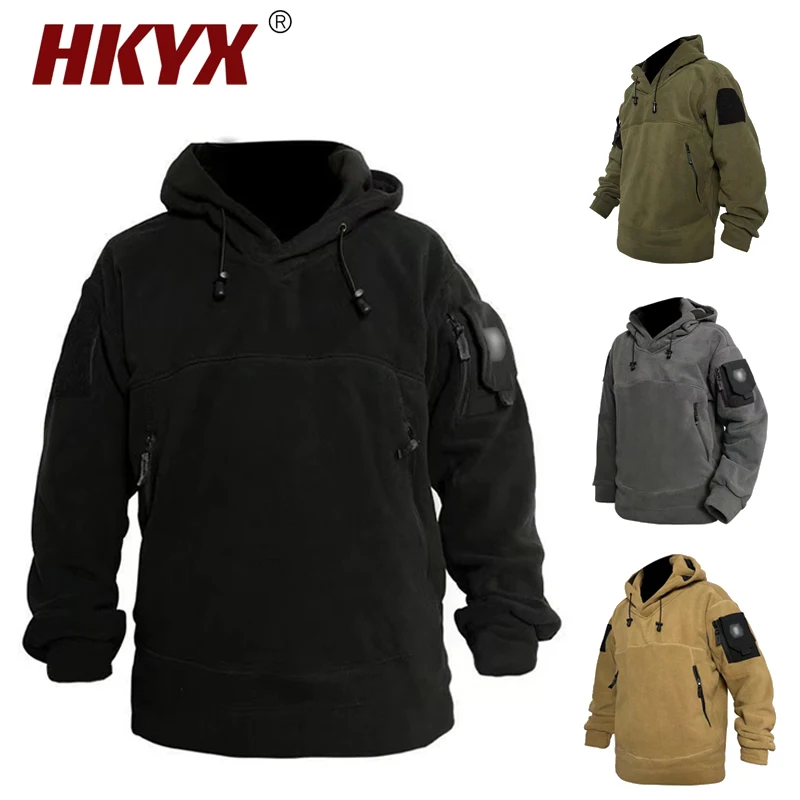 Hot Sale Man Winter Thickened Warm Hooded Sweater Outdoor Hiking Tactical Warm Pullover Polar Fleece Military Top Quality Jacket
Hot Sale Man Winter Thickened Warm Hooded Sweater Outdoor Hiking Tactical Warm Pullover Polar Fleece Military Top Quality Jacket