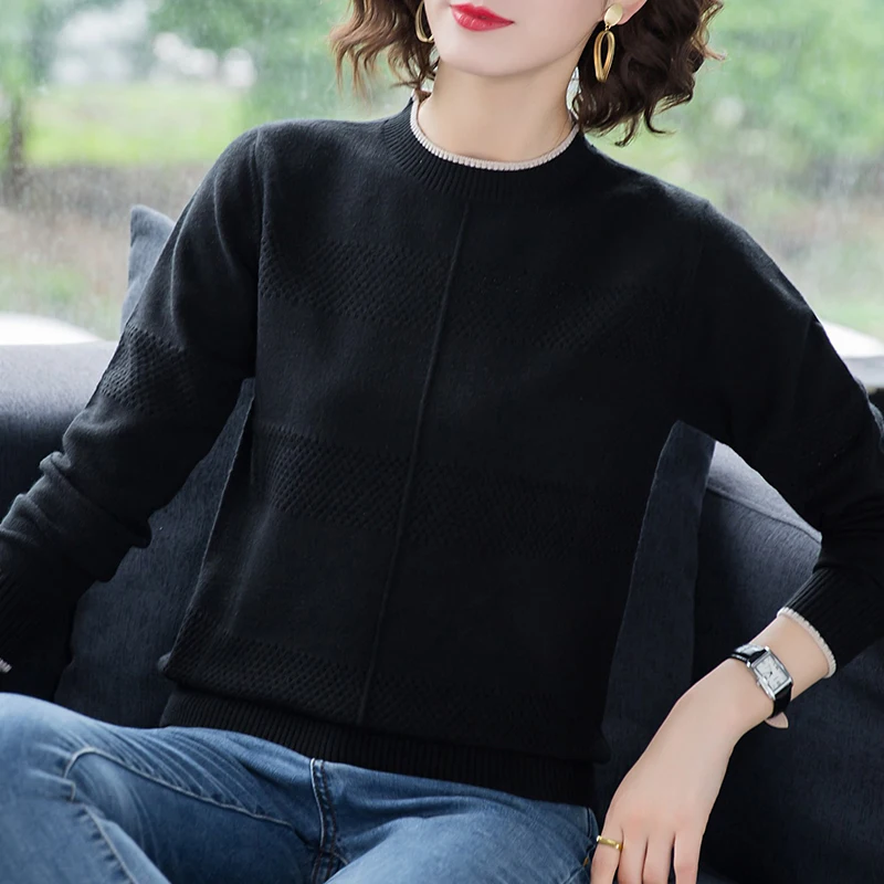 2023 autumn winter half High neck long sleeve sweater Women slim warm Knitted sweaters zde2748
2023 autumn winter half High neck long sleeve sweater Women slim warm Knitted sweaters zde2748