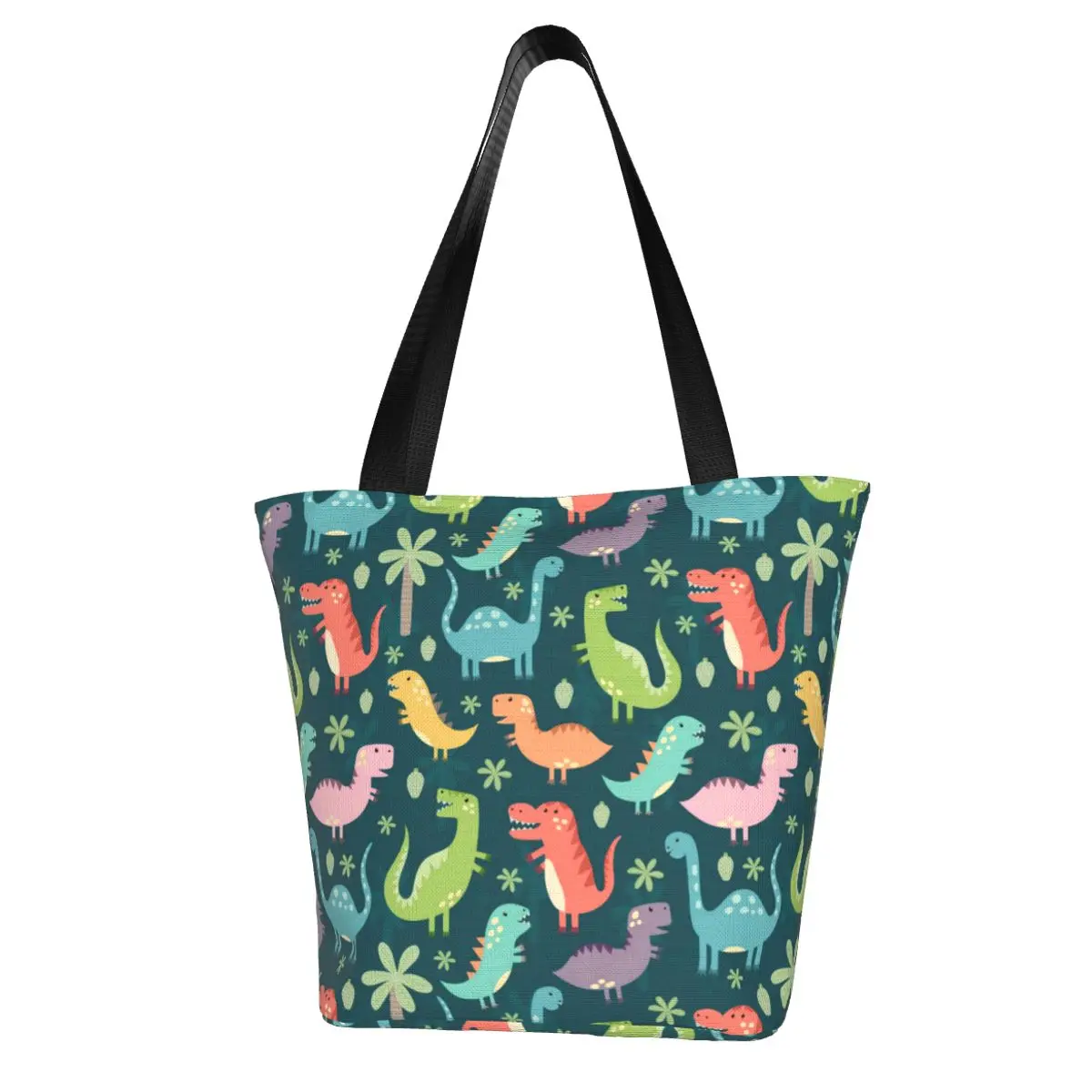 Cute Colorful Dinosaurs Shopping Bag Tyrannosaurus Rex Dinosaur Capri Student Bulk Handbags Funny Cloth Office Bags
Cute Colorful Dinosaurs Shopping Bag Tyrannosaurus Rex Dinosaur Capri Student Bulk Handbags Funny Cloth Office Bags