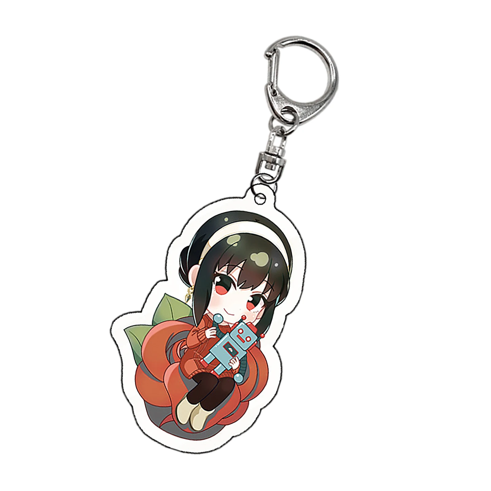 Anime Keychain Cartoon Print Anya Forger Loid Forger Yor Forger Acrylic Keyring Holder Cute Q Version Characters Key Bag Charm
Anime Keychain Cartoon Print Anya Forger Loid Forger Yor Forger Acrylic Keyring Holder Cute Q Version Characters Key Bag Charm