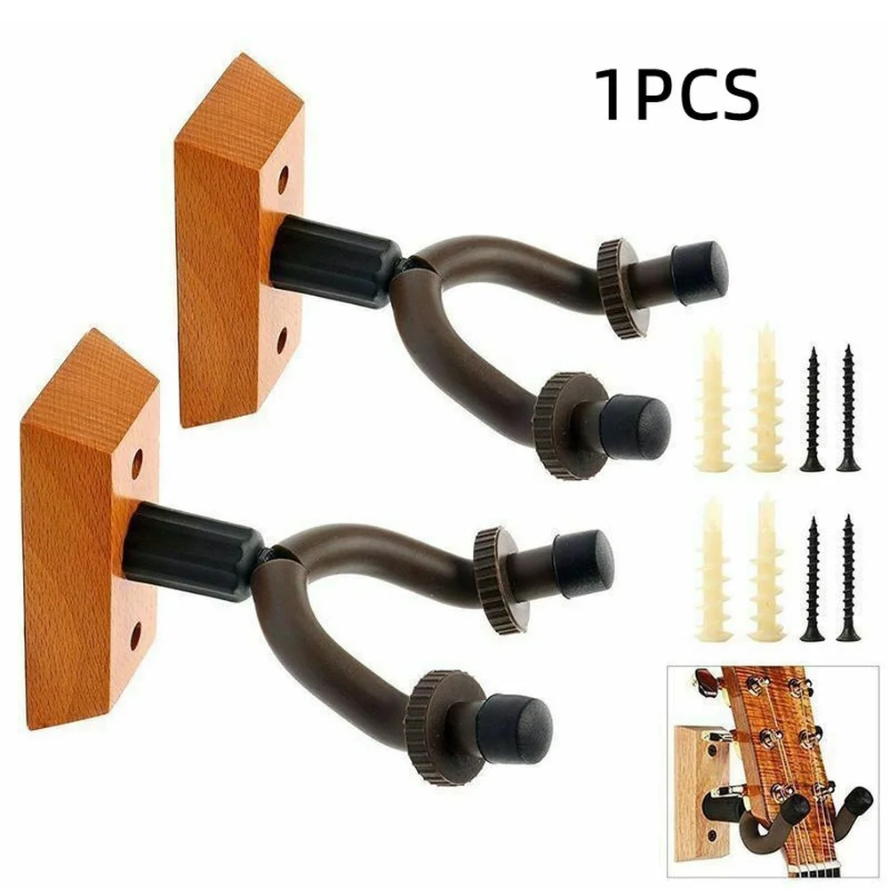 1pcs Wall-mounted Guitar Stand Metal and Wood Materials Electric Acoustic Guitar Ukulele Wood Base Hanger Can Hold 60 Pounds
1pcs Wall-mounted Guitar Stand Metal and Wood Materials Electric Acoustic Guitar Ukulele Wood Base Hanger Can Hold 60 Pounds