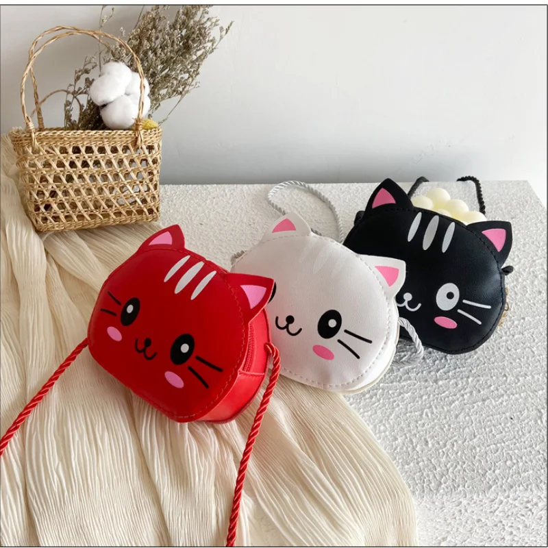 Mini Zipper Cartoon Shoulder Bag Princess Children Handbag PU Leather Messenger Bag Cute Cat Children Coin Purse Wallet
Mini Zipper Cartoon Shoulder Bag Princess Children Handbag PU Leather Messenger Bag Cute Cat Children Coin Purse Wallet