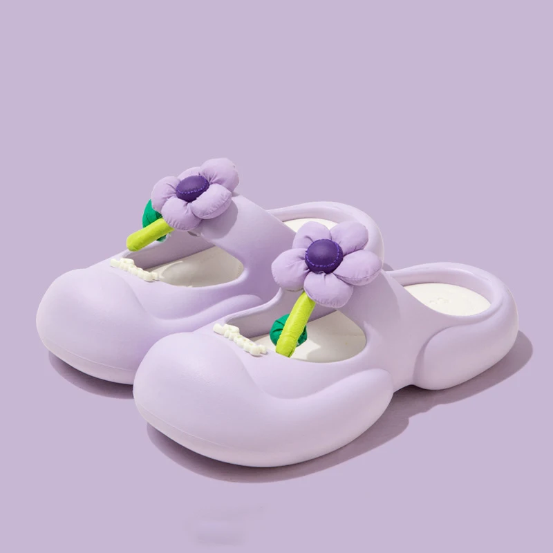 Сандалии женские летние на платформе, украшение цветов, вентилируемые, для улицы, пляжная обувь для хлеба 
Сандалии женские летние на платформе, украшение цветов, вентилируемые, для улицы, пляжная обувь для хлеба