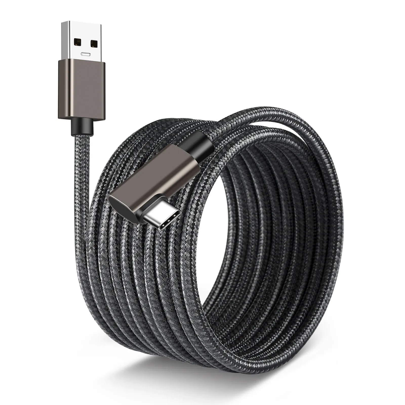 Elbow USB Cable For Oculus Quest/2 Link USB C 5Gbps Fast Data Transfer USB 3.2 Type-c Cable For VR Link Selectable 3m 5m
Elbow USB Cable For Oculus Quest/2 Link USB C 5Gbps Fast Data Transfer USB 3.2 Type-c Cable For VR Link Selectable 3m 5m