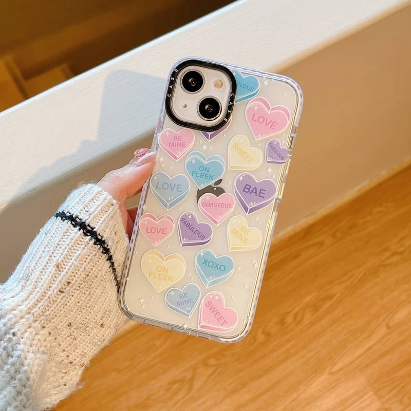 Cute Cartoon Love Bear Letter Label Transparent Phone Case For iPhone 11 12 13 Pro Xs Max Xr X 7 8 Puls SE Shockproof Soft Cover
Cute Cartoon Love Bear Letter Label Transparent Phone Case For iPhone 11 12 13 Pro Xs Max Xr X 7 8 Puls SE Shockproof Soft Cover