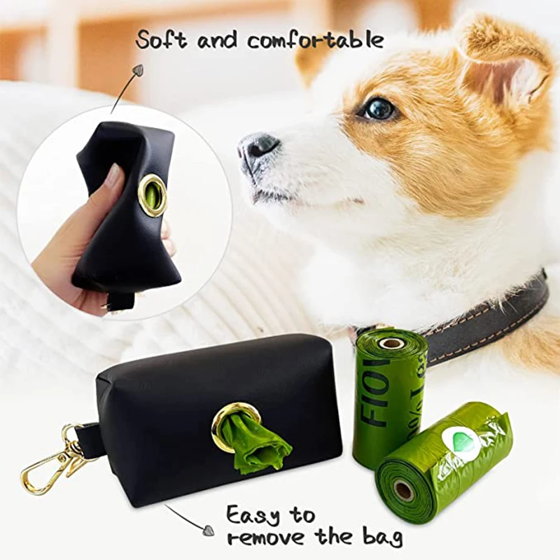 Портативный поводок-раздатчик для мусора, с крючком, 46 дюймов 
Портативный поводок-раздатчик для мусора, с крючком, 46 дюймов