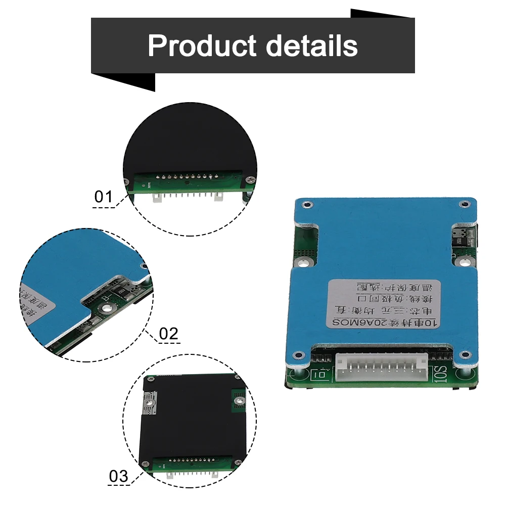 Balanced BMS 10S 36V 20A Li-ion Battery Charge Board Equalizer PCB Protection Charging Protective Circuit Board Power Tool Parts
Balanced BMS 10S 36V 20A Li-ion Battery Charge Board Equalizer PCB Protection Charging Protective Circuit Board Power Tool Parts