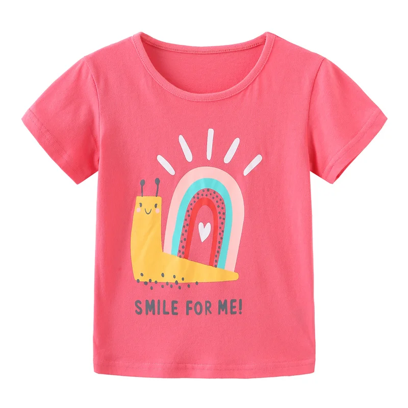 Jumping Meters Girls Tees Cotton Summer Toddler Clothes Hot Selling Kids Tops Children's Tshirts Short Sleeve 2-7T Shirts
Jumping Meters Girls Tees Cotton Summer Toddler Clothes Hot Selling Kids Tops Children's Tshirts Short Sleeve 2-7T Shirts