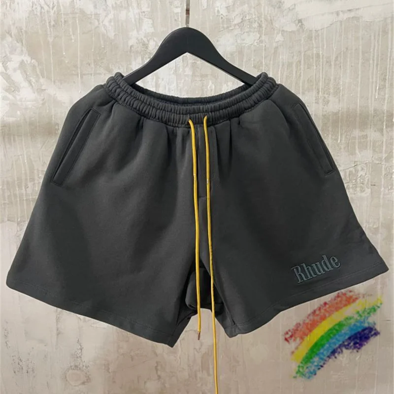 Embroidery RHUDE Shorts Men Women 1:1 High Quality Vintage Rhude Shorts Heavy Fabric Solid Breeches
Embroidery RHUDE Shorts Men Women 1:1 High Quality Vintage Rhude Shorts Heavy Fabric Solid Breeches