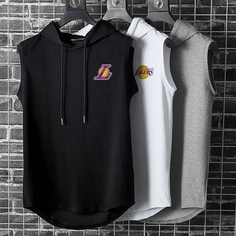 Summer Mens Muscle Hoodie Vest Sleeveless Bodybuilding Gym Workout Fitness Shirt High Quality Vest Hip Hop Sweatshirt Men's Tops 
Summer Mens Muscle Hoodie Vest Sleeveless Bodybuilding Gym Workout Fitness Shirt High Quality Vest Hip Hop Sweatshirt Men's Tops