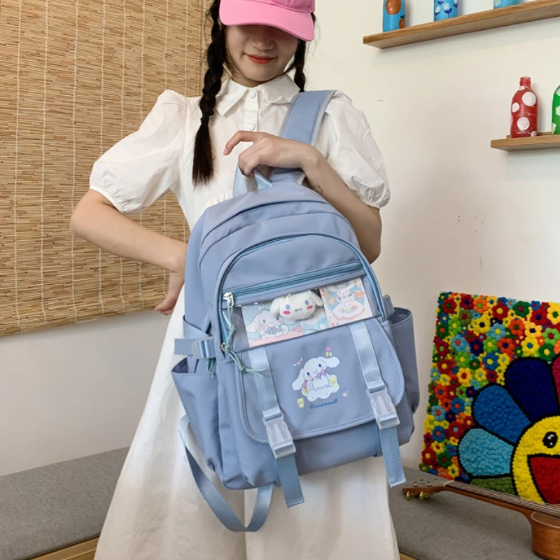 Sanrio Kawaii Kuromi School Bag Elementary School Student Backpack Cartoon Cinnamoroll Large Capacity Lightweight Backpack Gift
Sanrio Kawaii Kuromi School Bag Elementary School Student Backpack Cartoon Cinnamoroll Large Capacity Lightweight Backpack Gift