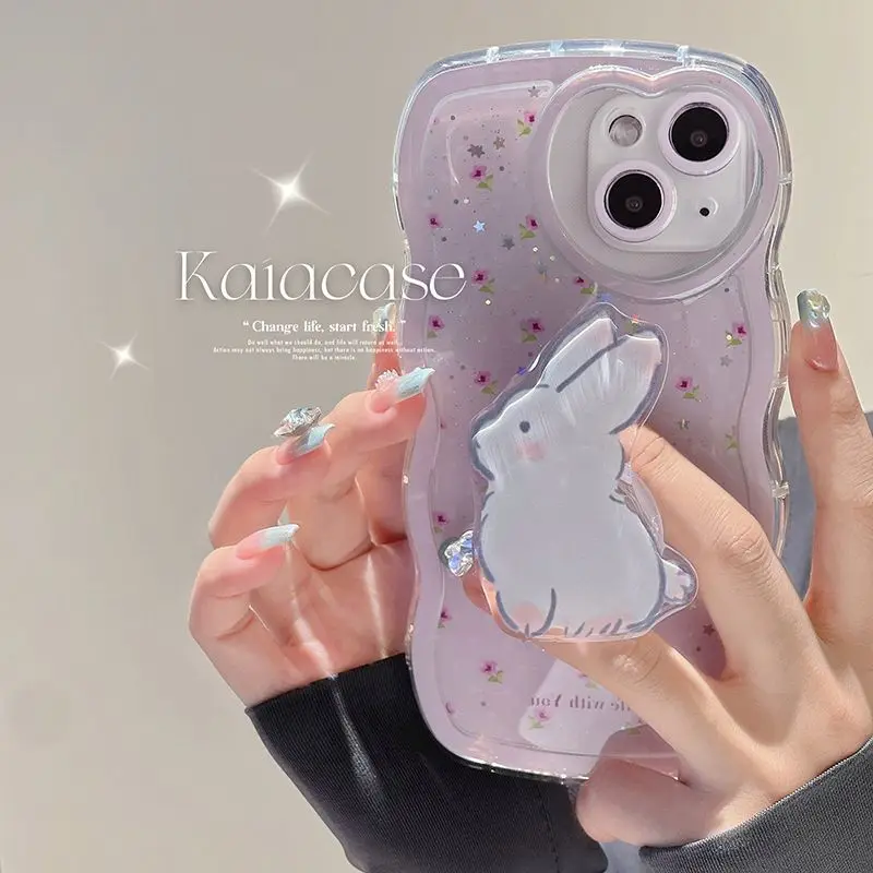 Korean Floral Glitter with Cartoon Rabbit Stand Phone Case for iPhone14 Pro Max 11 13 Pro Max 12 Pro Max X XR XS Back Cover
Korean Floral Glitter with Cartoon Rabbit Stand Phone Case for iPhone14 Pro Max 11 13 Pro Max 12 Pro Max X XR XS Back Cover