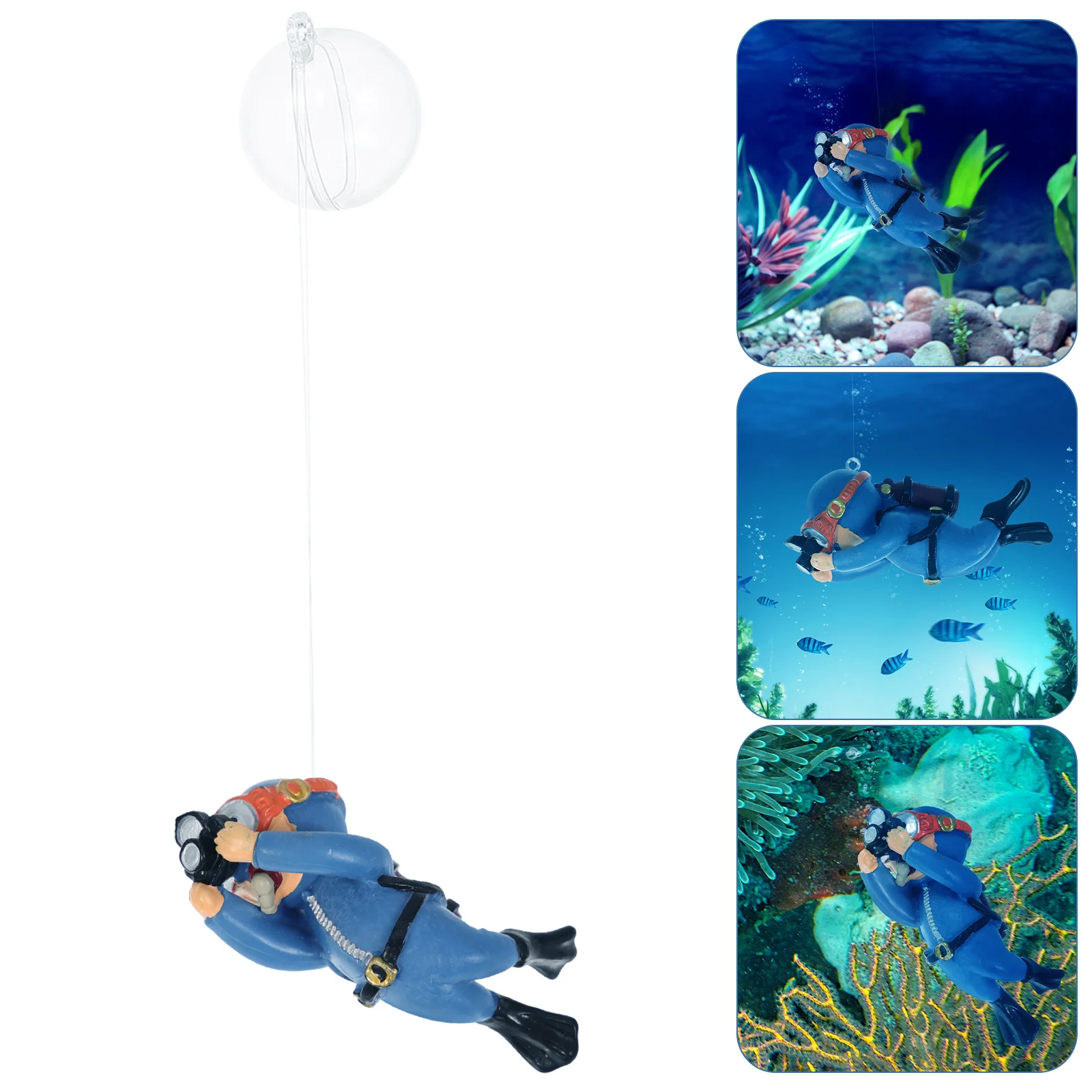 Creative Fish Tank Diver Ornament Fish Tank Landscaping Prop Floating Diver Adorn 
Creative Fish Tank Diver Ornament Fish Tank Landscaping Prop Floating Diver Adorn