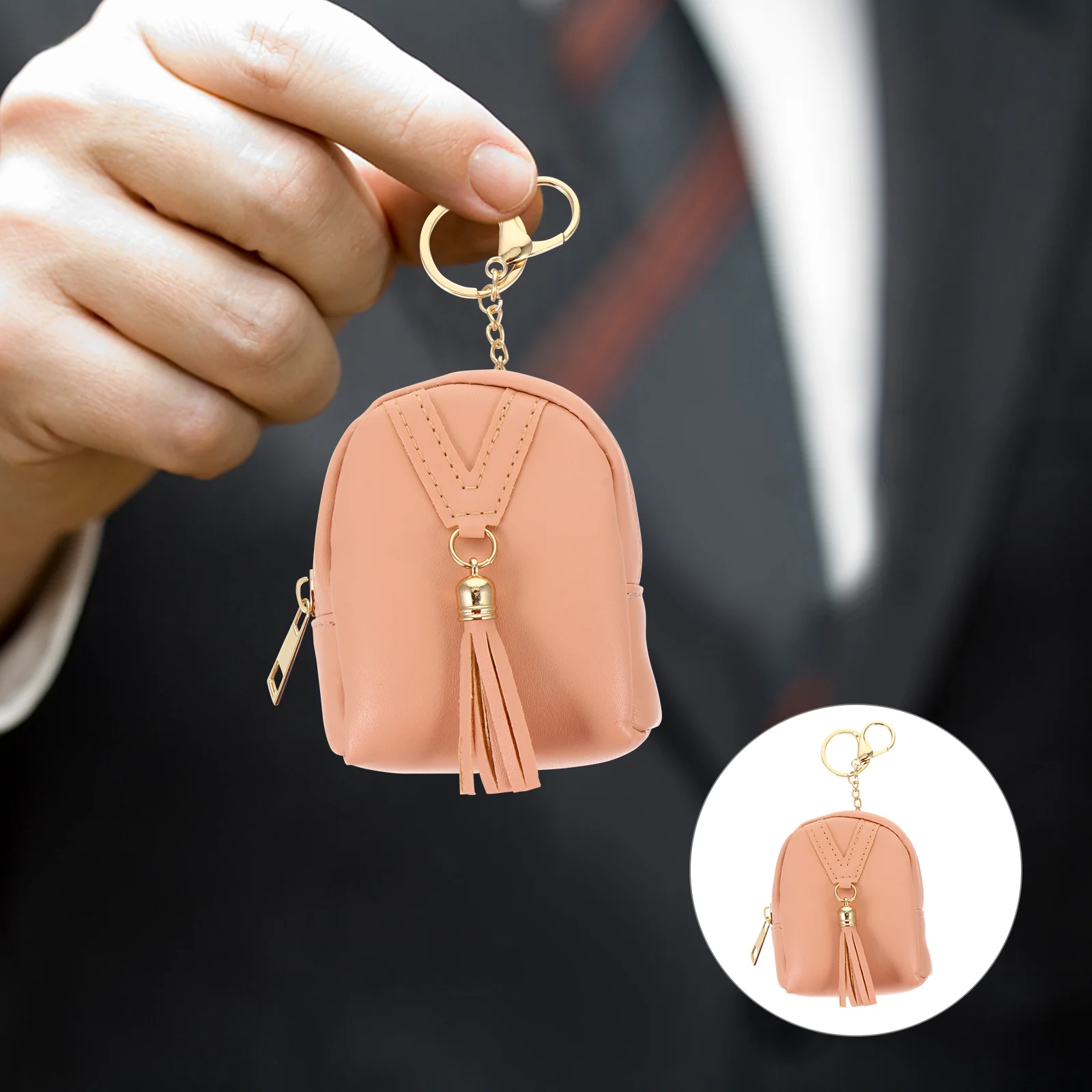 Bag Purse Keychain Key Minileather Pouch Handbag Backpack Change Fillers Holiday Clutch Keyring Zipper Party Supplies Portbale
Bag Purse Keychain Key Minileather Pouch Handbag Backpack Change Fillers Holiday Clutch Keyring Zipper Party Supplies Portbale