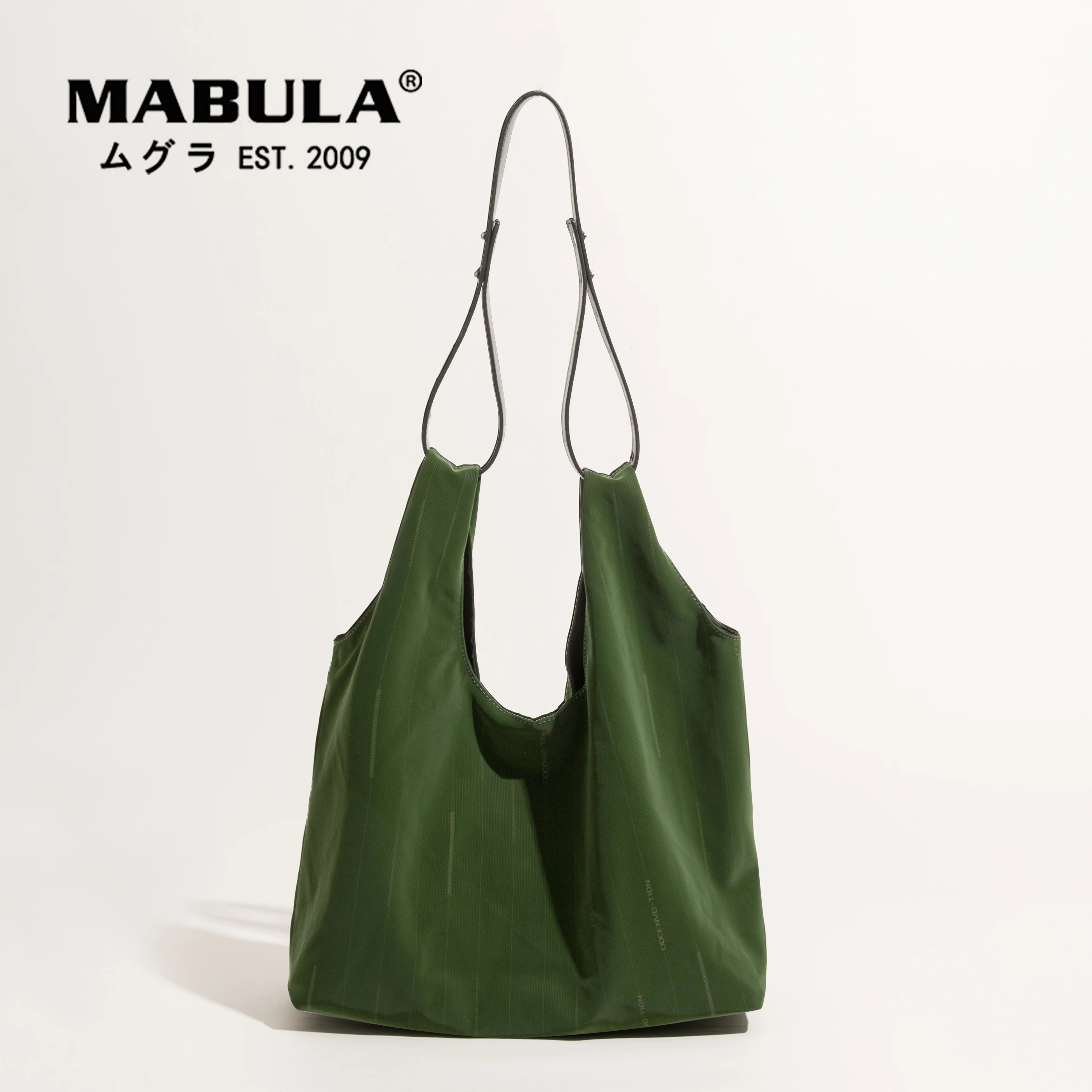 

Повседневные женские вместительные сумки-тоуты MABULA, простая дизайнерская однотонная нейлоновая сумка-Кроссбоди, женские сумки через плечо...