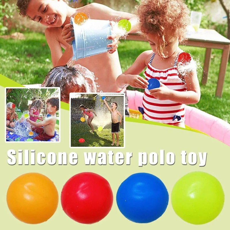 Water Bomb Balls for Toddler Family Activities Backyard Water Fight Toy Sport Self Sealing Reusable Water Balloon Toy A2UB
Water Bomb Balls for Toddler Family Activities Backyard Water Fight Toy Sport Self Sealing Reusable Water Balloon Toy A2UB