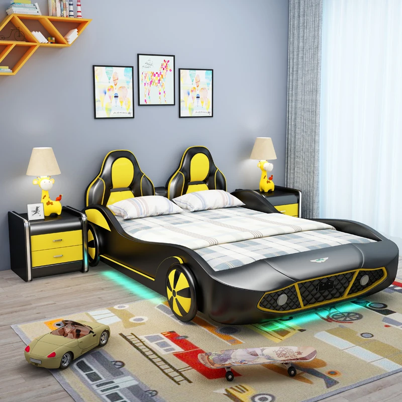 Multi-functional Car Children's Bed Boy Guardrail Baby Single 1.5 Female 1.8 Meters with Locker Soft Bag Can Be Customized
Multi-functional Car Children's Bed Boy Guardrail Baby Single 1.5 Female 1.8 Meters with Locker Soft Bag Can Be Customized