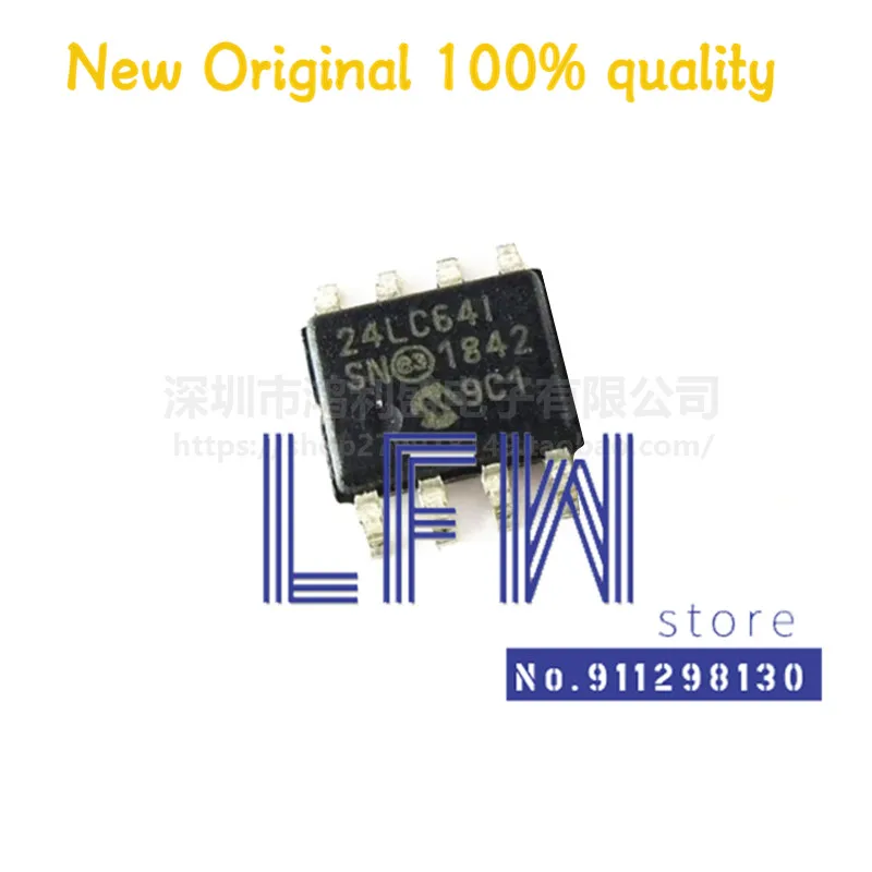 10 шт./лот 24LC64-I/SN 24LC64 24LC64I PIC24LC64 -I/SN SOP8 Чипсет 100% Новинка и оригинальная фотография
10 шт./лот 24LC64-I/SN 24LC64 24LC64I PIC24LC64 -I/SN SOP8 Чипсет 100% Новинка и оригинальная фотография