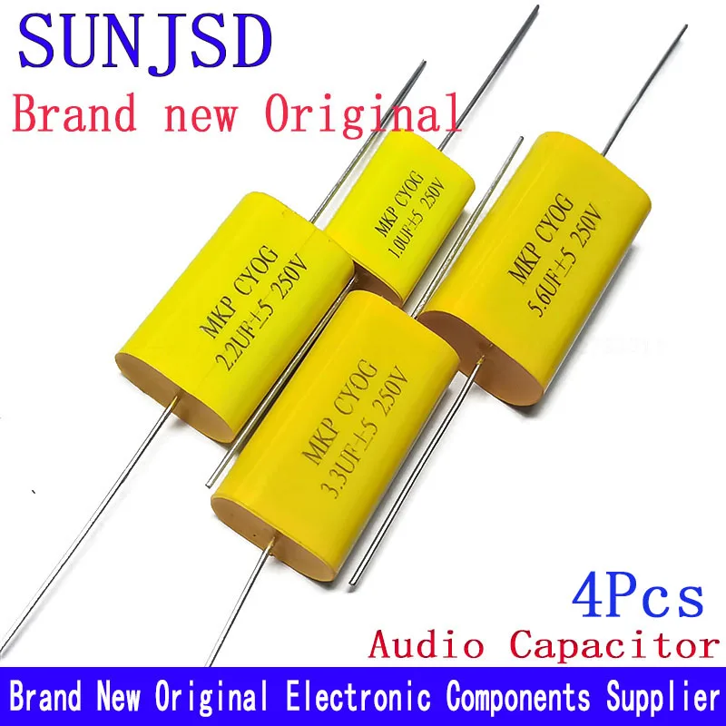 4PCS 250V DC Audiophiler Axial MKP Audio Grade Capacitor 1uF~15uF 3.3UF 8.2 For HIFI DIY Frequency Capacitance Guitar Amplifier 
4PCS 250V DC Audiophiler Axial MKP Audio Grade Capacitor 1uF~15uF 3.3UF 8.2 For HIFI DIY Frequency Capacitance Guitar Amplifier