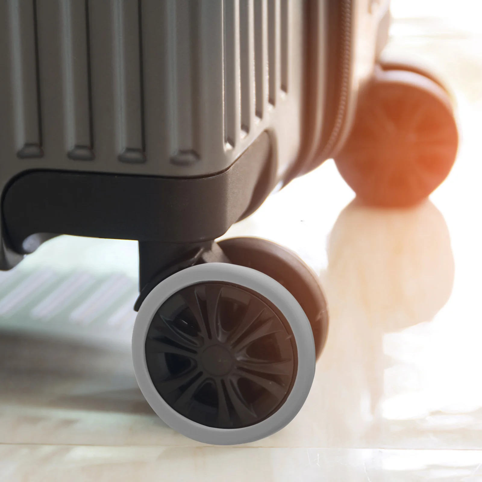 8 Pcs Noise Reduction Travel Luggage Caster Covers Silica Gel Small Suitcase Wheel
8 Pcs Noise Reduction Travel Luggage Caster Covers Silica Gel Small Suitcase Wheel