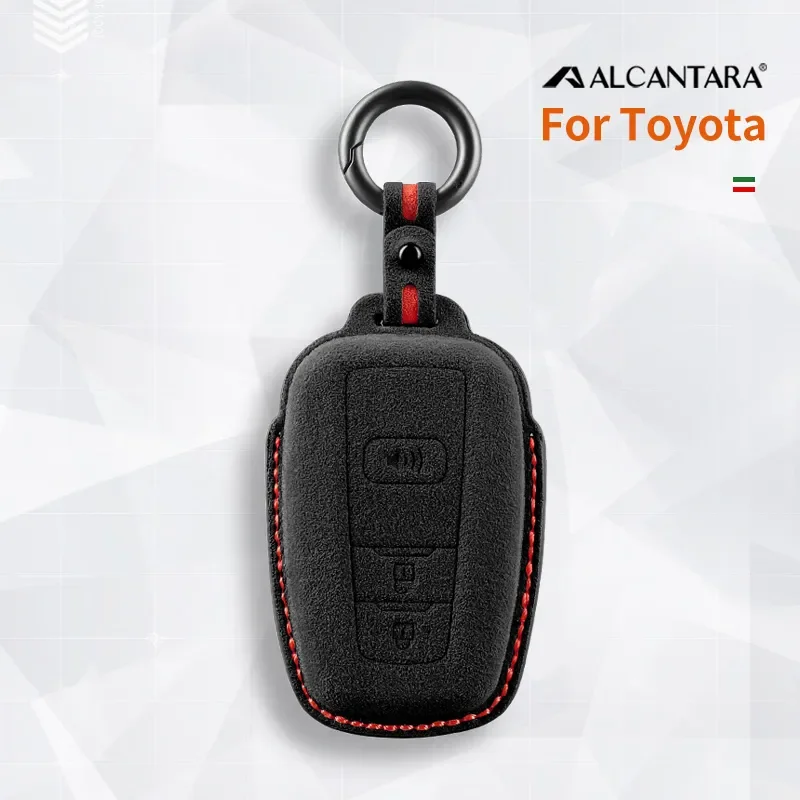Alcantara Suede Car Key Case Cover Protector Keychain For Toyota Prius Corolla Verso Camry Levin Highlander CHR Prado Yaris RAV4
Alcantara Suede Car Key Case Cover Protector Keychain For Toyota Prius Corolla Verso Camry Levin Highlander CHR Prado Yaris RAV4