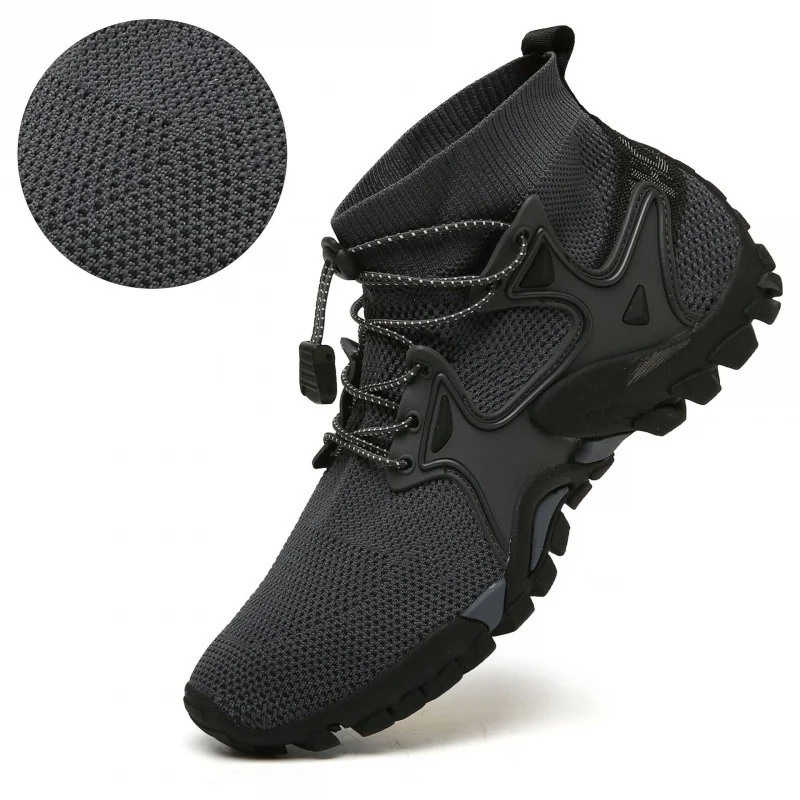 2022 Summer Socks Shoes For Men Large Flying Woven Running Shoes Breathable Non-slip Outdoor Mountaineering Male Sneakers
2022 Summer Socks Shoes For Men Large Flying Woven Running Shoes Breathable Non-slip Outdoor Mountaineering Male Sneakers