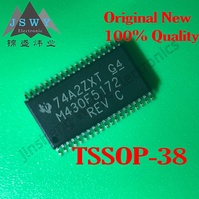Free shipping for 1~50PCS MSP430F5172IDAR M430F5172 Package TSSOP-38 Microcontroller Chip IC Good quality and fast delivery!
Free shipping for 1~50PCS MSP430F5172IDAR M430F5172 Package TSSOP-38 Microcontroller Chip IC Good quality and fast delivery!